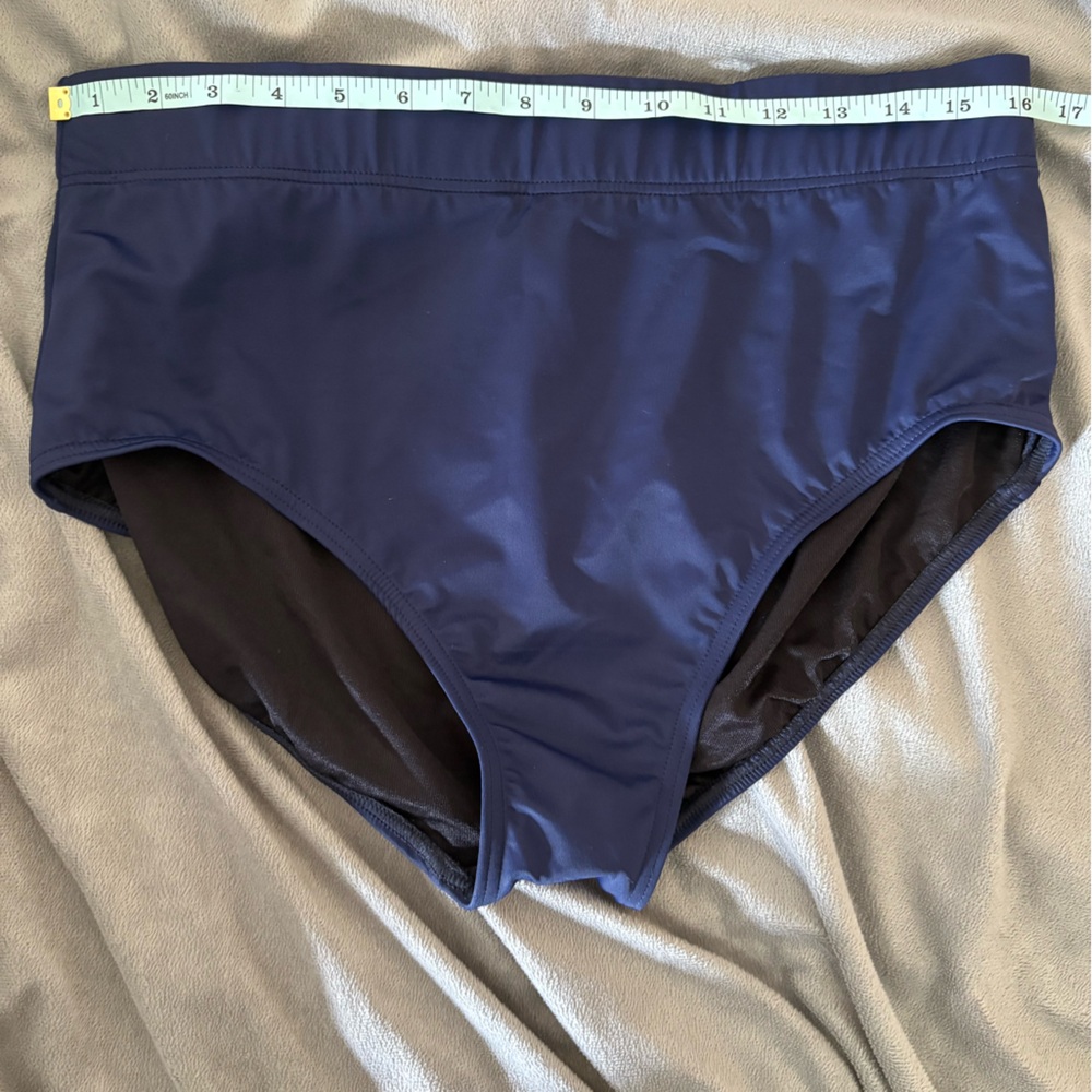 Dream suit by Miracle Brands Navy Bikini Bottoms Size 16W - Picture 8 of 9